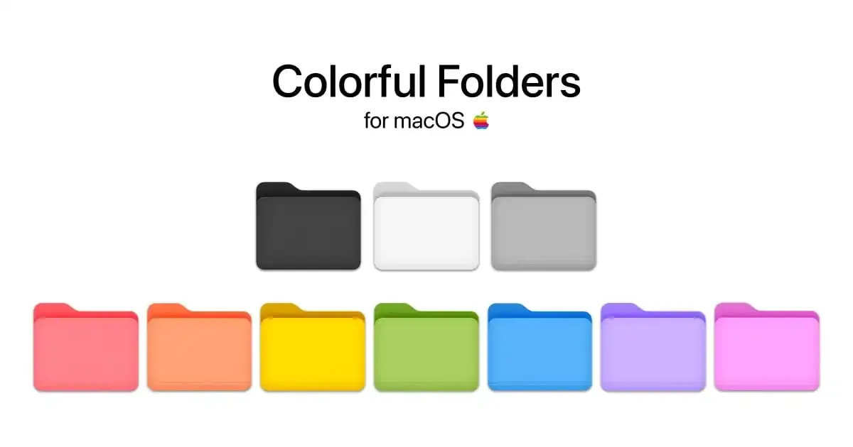 Colorful Folders: Custom Icons for macOS