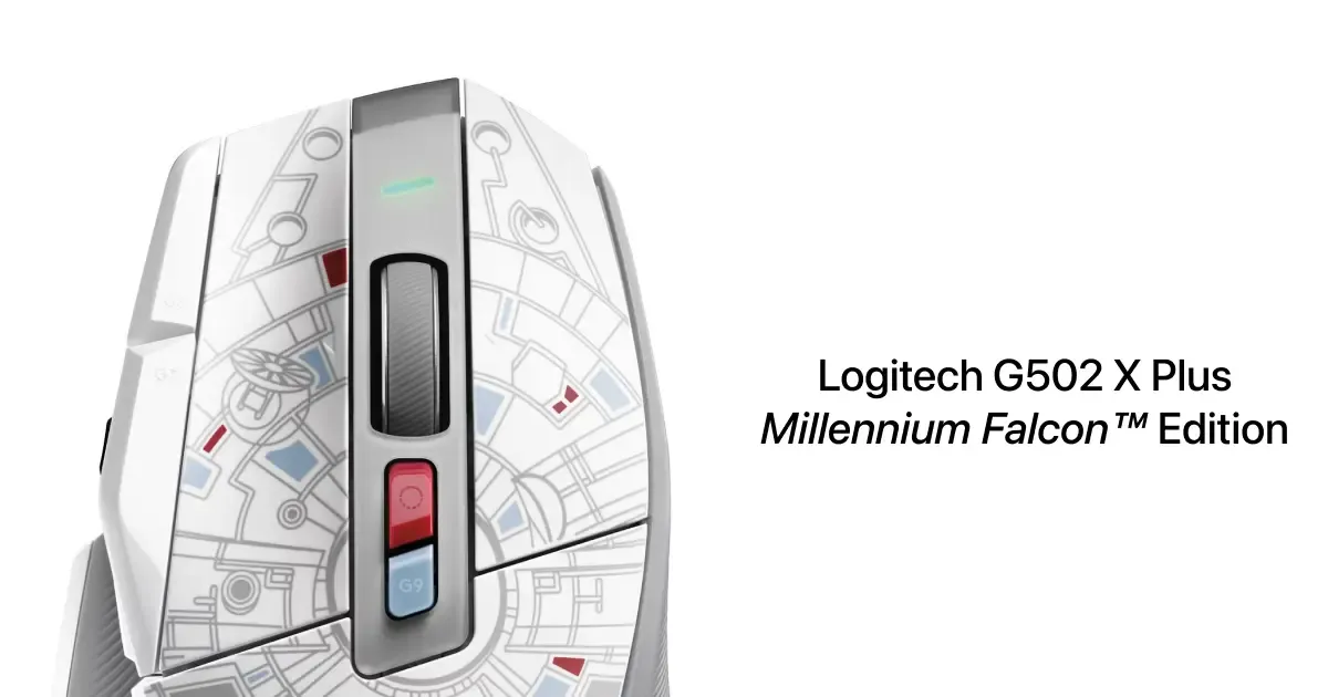 Logitech G502 X Plus Millennium Falcon Edition