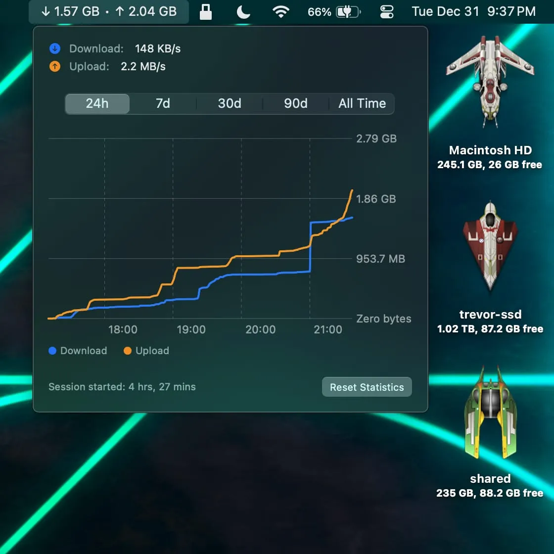 WIP: Bandwidth Tracker